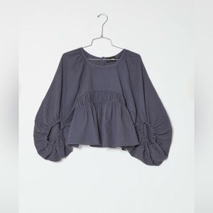 ATELIER DELPHINE Maeve Blouse in Graphite